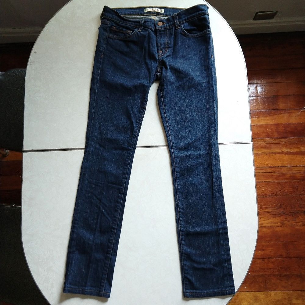 J Brand Low Rise Dark Wash Skinny Jeans Size 27